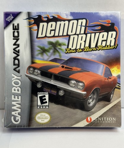 DEMON DRIVER 2001 Nintendo Gameboy Advance SEALED RARE!
