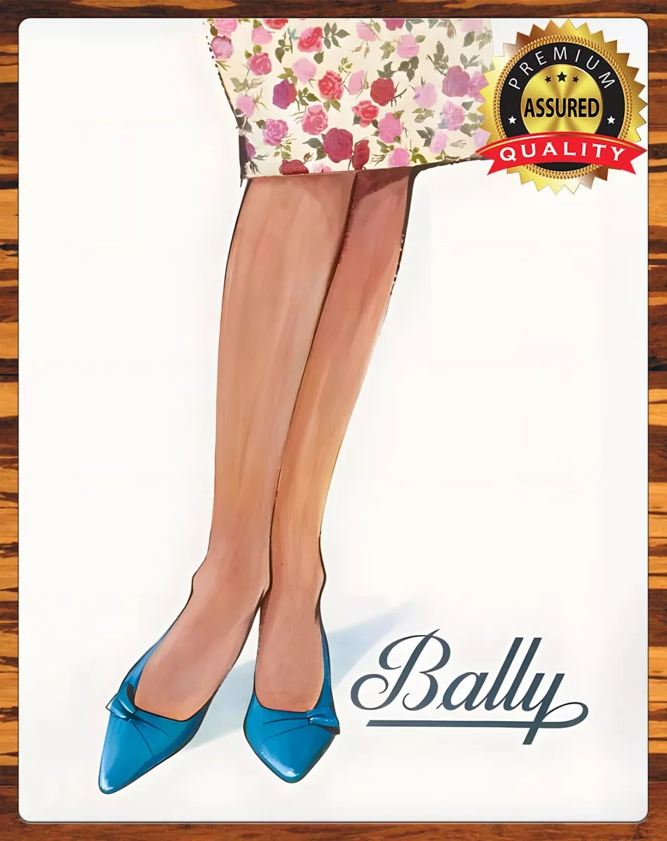 Zapatos Bally Shoes 1959 Restored Metal Sign 11 x 14