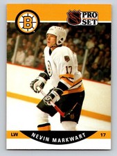 Nevin Markwart 1990-91 Pro Set #408 Boston Bruins