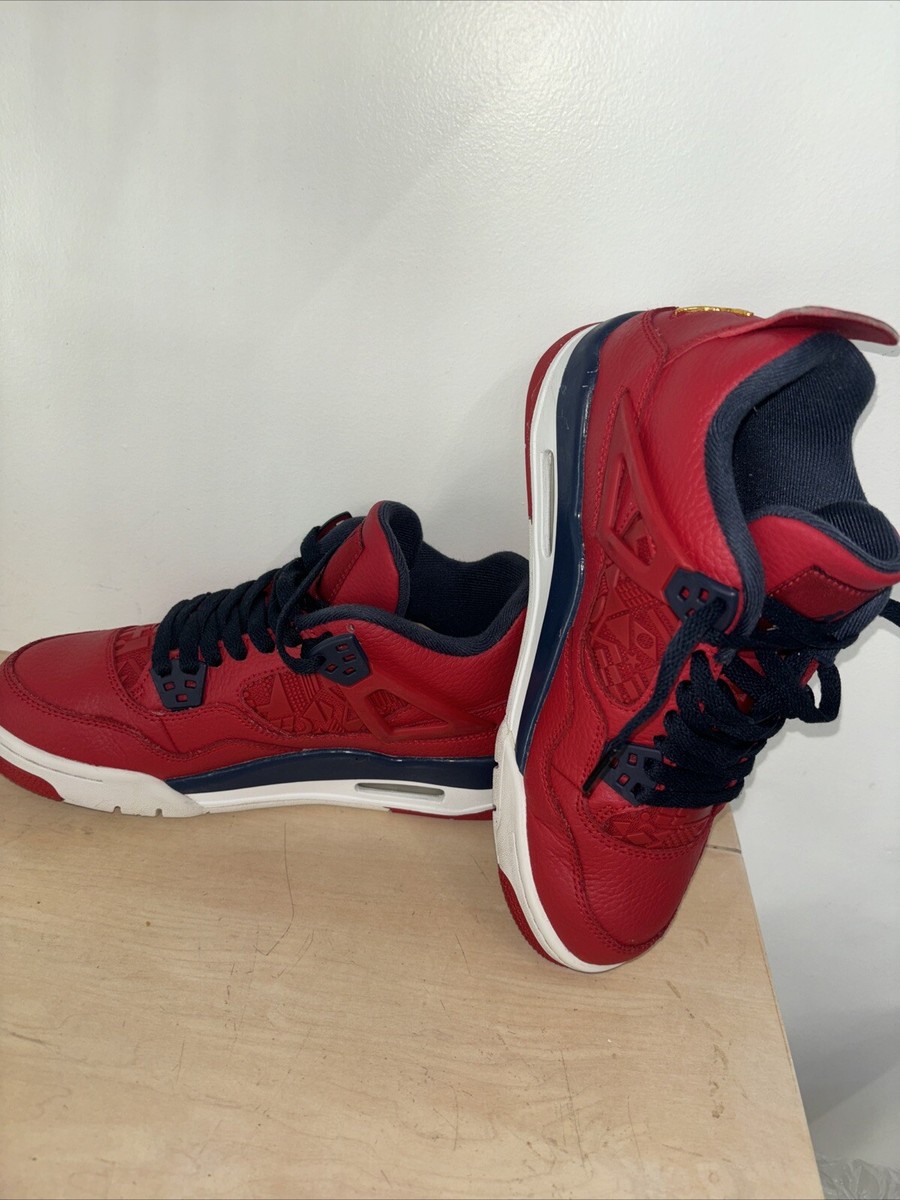 Air Jordan 4 IV Retro Gym Red Navy White Youth Size 6Y  display picture 3