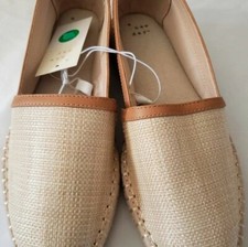 A New Day Womens Maggie Flats Cushioned Non Slip Shoes 6 M Natural Beige NIB