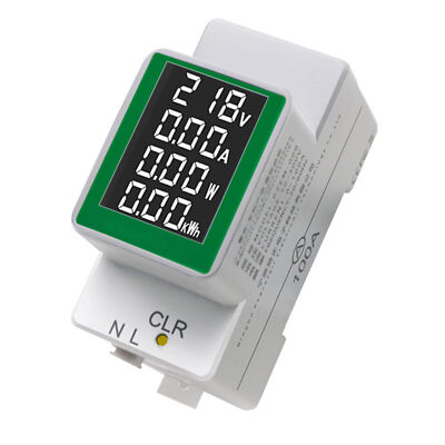 Digital LCD Stromzähler Amperemeter Spannungsprüfer Leistungsmesser Wattmeter