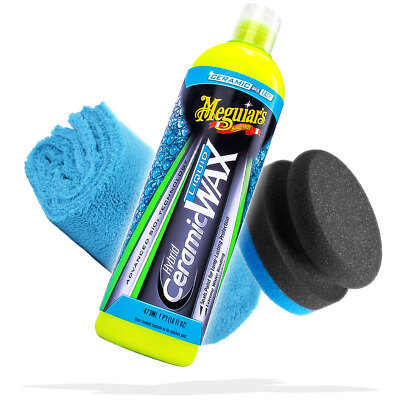 Autowachs Versiegelung Poliertuch Applikator Meguiars Hybrid Ceramic Liquid Wax
