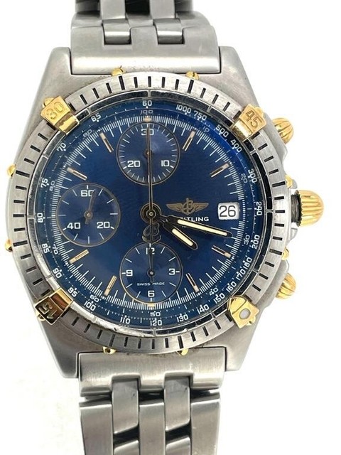 Breitling Chronomat Blue Men's Watch - B13047 for sale online | eBay