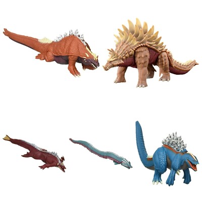  Godzilla Terrestris Amphibia Aquatilis Anguirus Figure Set of 5 Movie Monster.