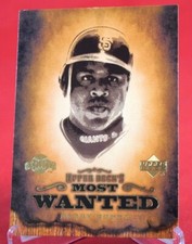 Barry Bonds Most Wanted Upper Deck 2000 Baseball Card #MW12