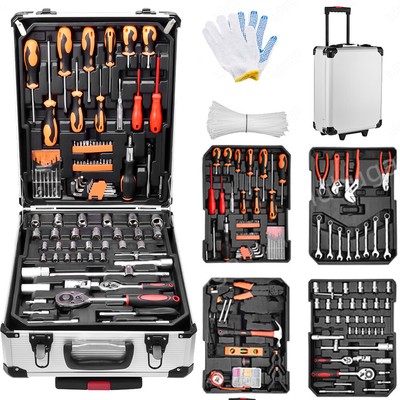 Werkzeugkoffer Werkzeug Trolley Werkzeugkasten Werkzeugkiste Box Alu Trolley Set