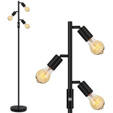 Tree Floor Lamp Industrial Floor Lamp Modern Standing Lamp With Adjustable 3 Lig