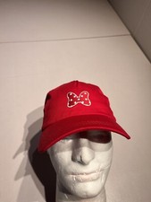 Minnie Mouse Hat Cap Disney Brand Strap Back Red Mickey Mouse Land World