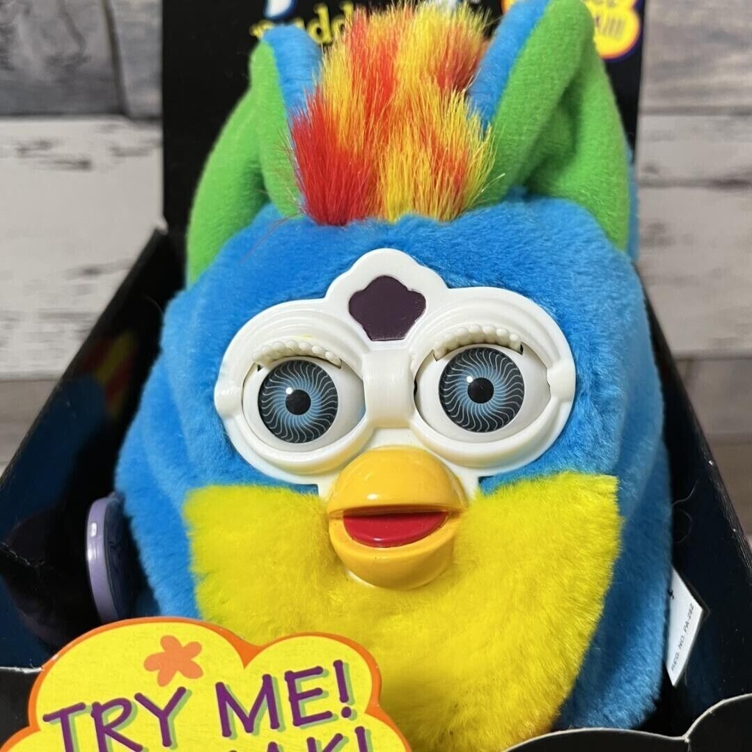限定版　ファービー　バディーズ　トーキング　青目　furby buddies Furby Buddies Talking Blue-Eyed 70-753 Limited edition Plush