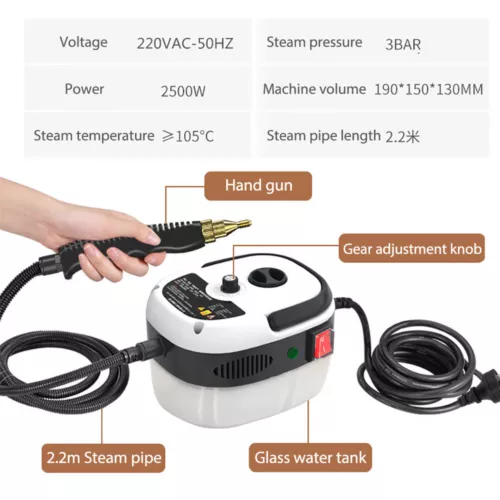 2500W Steam Cleaner High Temperature Household Kitchen Cleaning High Pressure - Picture 8 of 18