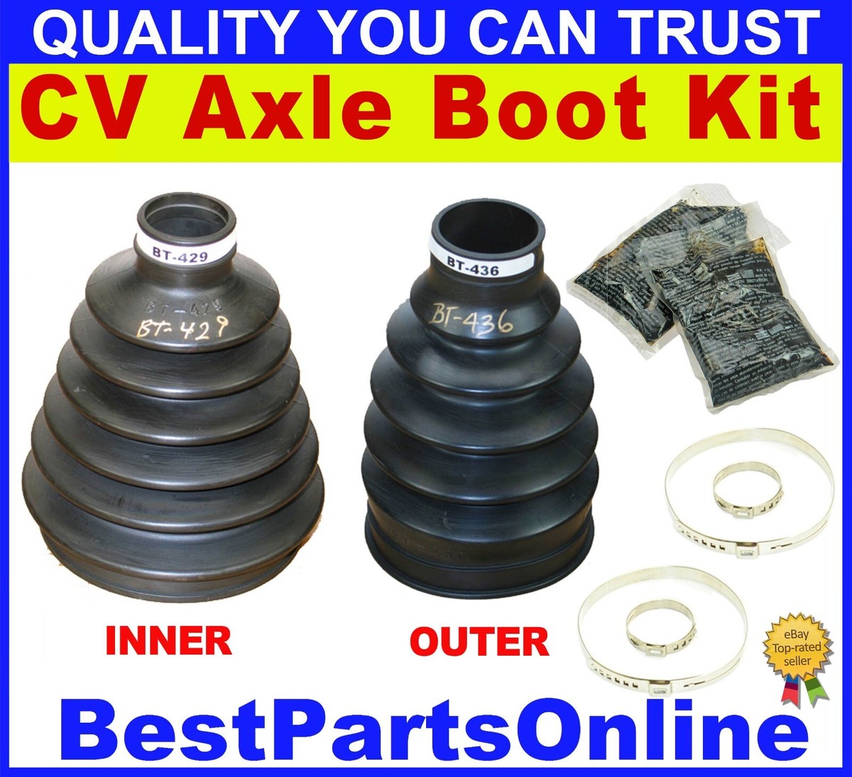 【WYM × ATTACHMENT】 WIDE BOX CHESTER COAT CV Axle Boot Repair Kit for Chevrolet GMC Ref. 19210864