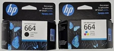 Cartucho De Tinta hp 664 ink cartridge Tricolor Y Black Nuevo