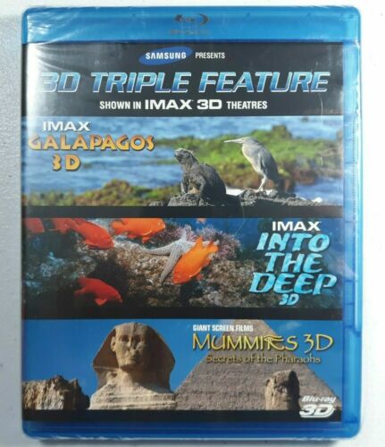 Samsung IMAX 3D Triple Feature: Galapagos, Into the Deep, Mummies: Secrets of... - Afbeelding 1 van 4