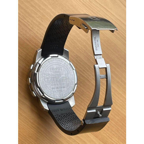 TISSOT T-TOUCH Z 251/351-1 Digital Analog WATCH BLACK SILVER USED