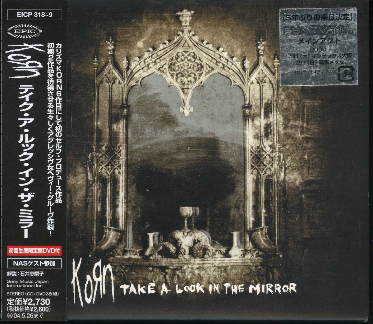 KORN-Take A Look In The Mirror Japan 3 Hold Digipak CD+DVD KORN-Take A Look In The Mirror Japan 3 Hold Digipak CD+DVD