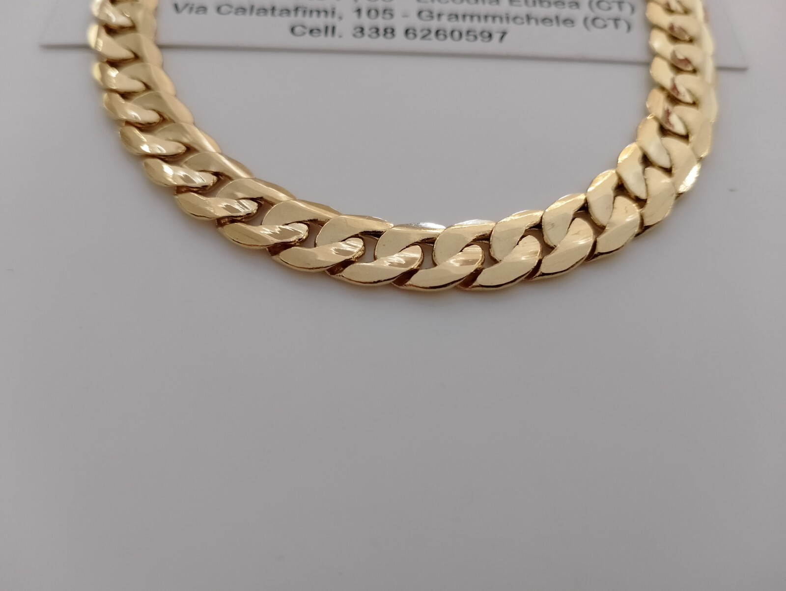 Wunderschne 750 Gold Kette Herren Bild