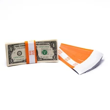 500 Self Sealing Currency Bands- $50 Denomination