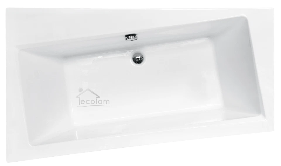 Badewanne Trapez Eckwanne 150 x 90 160 x 100 170 x 110 cm Schürze Ablauf links - Bild 3 von 4