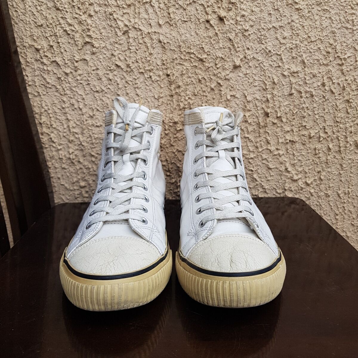 MASTERMIND JAPAN x VISVIM WHITE KIEFER HIGH TOP SNEAKER SIZE MASTERMIND JAPAN x VISVIM WHITE KIEFER HIGH TOP SNEAKER SIZE