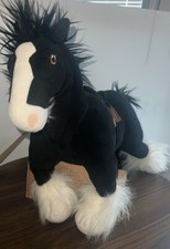 Walt Disney Brave ANGUS THE BLACK STALLION HORSE 16" Plush STUFFED ANIMAL Toy