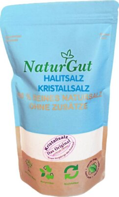 NaturGut Sensecare Halitsalz Kristallsalz Punjab/Pakistan 500g - Soletrinkkuren