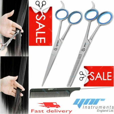 YNR Hair Cutting Scissors Shears/Thinning/Set Hairdressing Salon Professional Barber