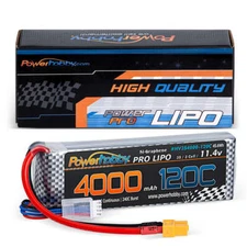 Powerhobby 3s 11.4V 4000mah 120c Graphne + HV Lipo Battery w XT60 Plug