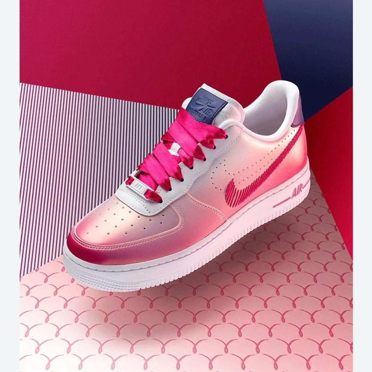 Basketball Shoes Nike Pink Iridescent Air Force Nike Air Force Low