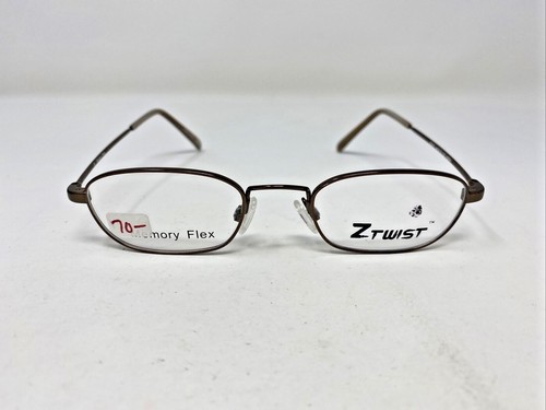 ZTWIST Eyeglasses Frames ZT817 44-19-125 Brown Full Rim VE38