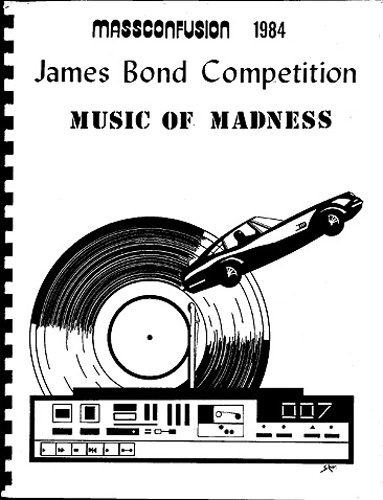 James Bond RPG MASSCONFUSION 1984 Game module: Music of Madness, NMint condition - Picture 1 of 1