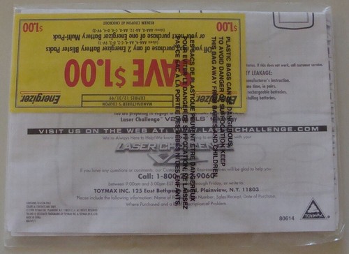 RARE Laser Challenge V2 ~Ultrawide Blaster~..BRAND NEW & COMPLETE..Toymax, 1998 - Picture 8 of 9