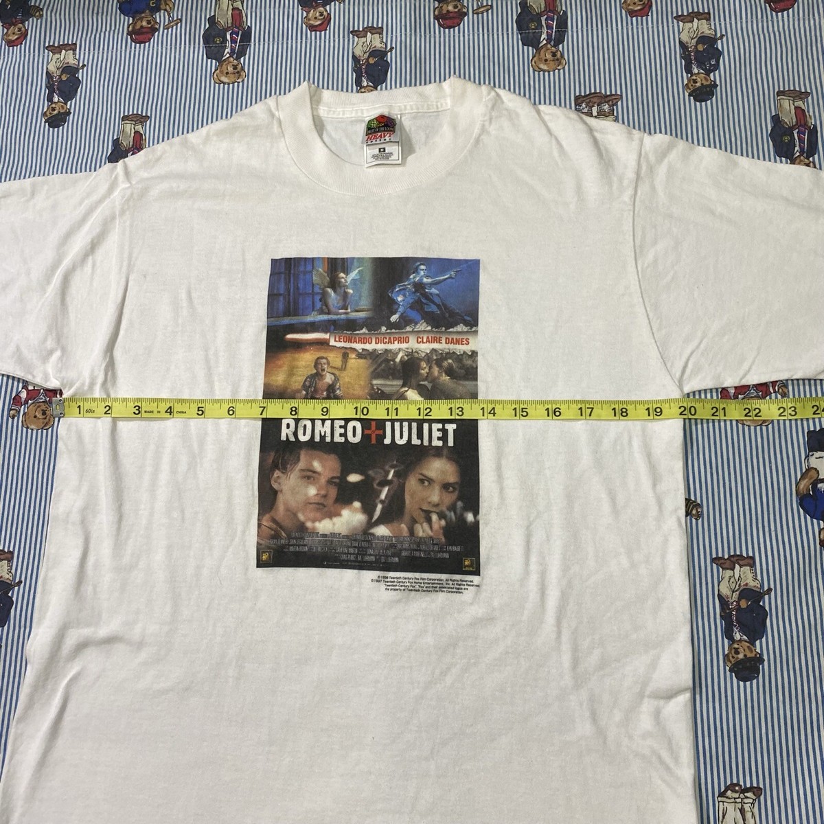 VTG Romeo & Juliet Movie Promo T shirt Adult MEDIUM FOTL