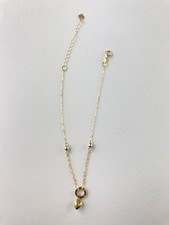 Damenarmband aus 750er Gold (18 Karat) – Herz, filigrane Kette