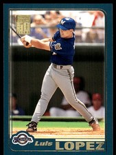 Luis Lopez 2001 Topps #642 Milwaukee Brewers MLB READ FREE SHIPPING AutographDen