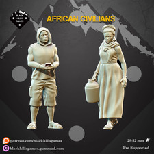 Black Hills Games Modern Miniatures African Civilians NPC Spectre Operations