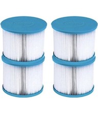 CleverSpa 80mm x 100mm Hot Tub Spa Replacement Water Filter Cartridges (4 pack)