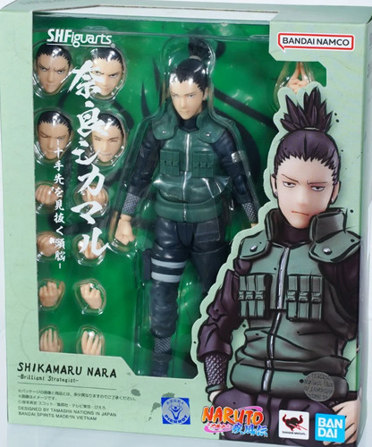 Bandai S.H. Figuarts Naruto Shippuden Shikamaru Nara Action Figure SHF Toy