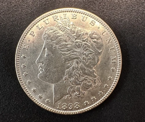 1898 Plain Morgan Dollar BU