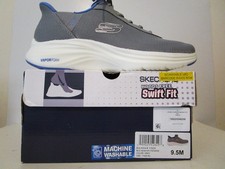 Skechers Hands Free Vapor Foam Swift Fit Womens Sneakers Gray Size 9.5