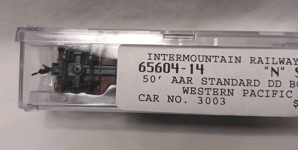 3003 Western Pacific Intermountain Railway N-scale train 50' AAR Double Doors - Image 2 of 4