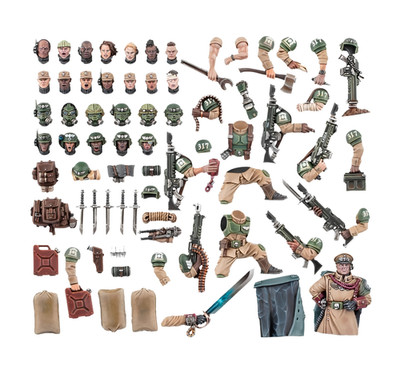[BITS] Cadian Upgrades - Astra Militarum - Imperial Guard - Warhammer 40K Teile