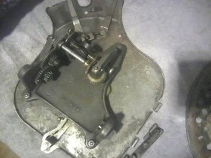 Mechanisms From an antique Columbia Grafonola phonograph. The mechanism features