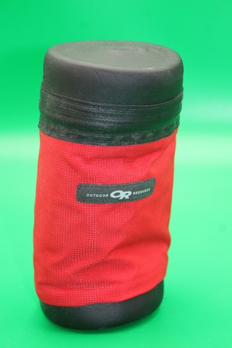 OR Outdoor Research Water Bottle Parka Insulated Zip Carrier, Red