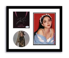 Blackpink Jisoo Autographed Signed 11x14 Custom Framed CD Photo Born Pink ACOA