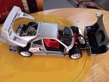 Hot Wheels Ferrari F40 Silver 60th Anniversary Relay 1:18 Scale Missing Doors & 