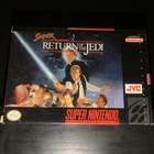 Super Star Wars Return of the Jedi - Super Nintendo SNES CIB Box Manual Game