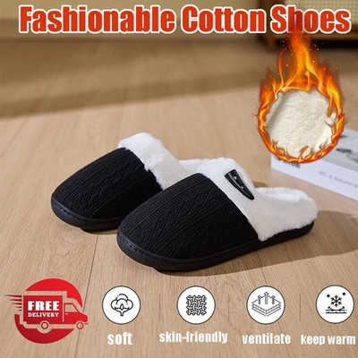 Winter Home Warm Slippers with Thick Sole and Anti Slip for Men and Women