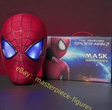 THE AMAZING SPIDER-MAN Black venom 1/1 MASK Wearable Helmet LED Cosplay Props