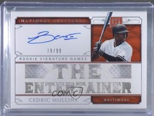 2019 National Treasures Rookie Signature Names 79/99 Cedric Mullins Auto 02v3